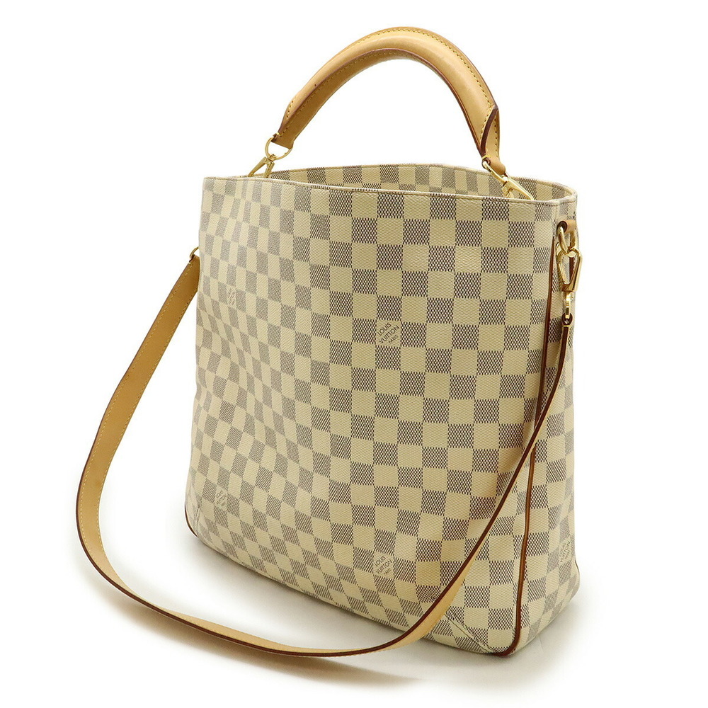 Louis Vuitton Damier Azur White Sophie Shoulder Bag - Picture 2 of 9